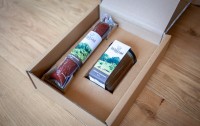 Rinderfond und Salami
