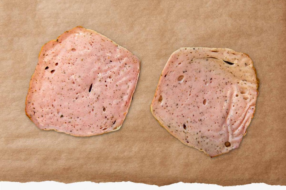 2 Scheiben Fleischkäse/Leberkäse standard