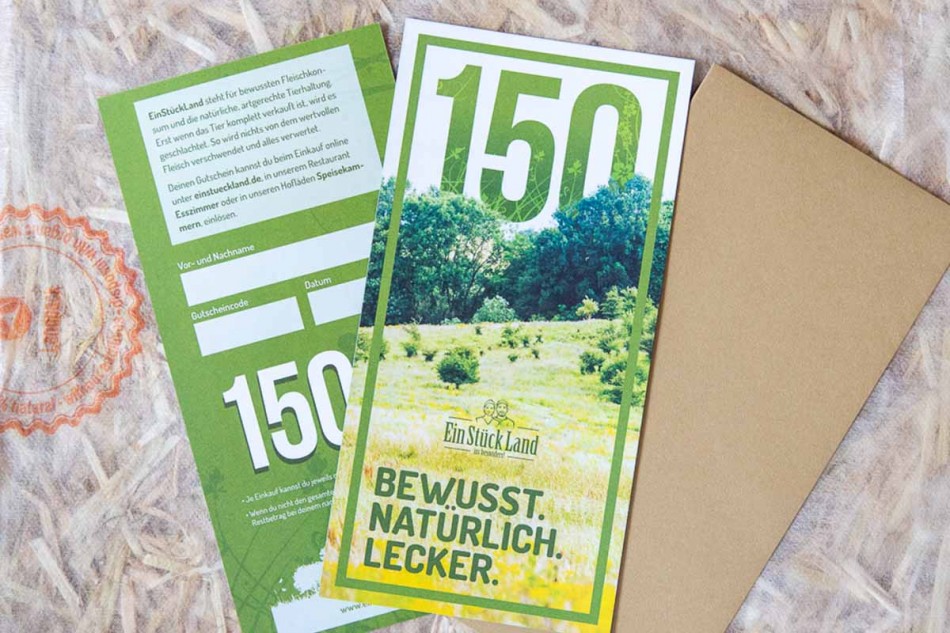 Gutschein 150 € Per Post standard