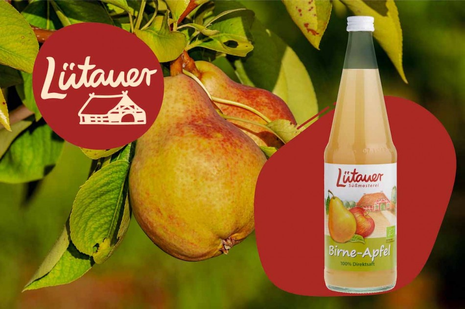 Birne-Apfelsaft von Lütauer standard