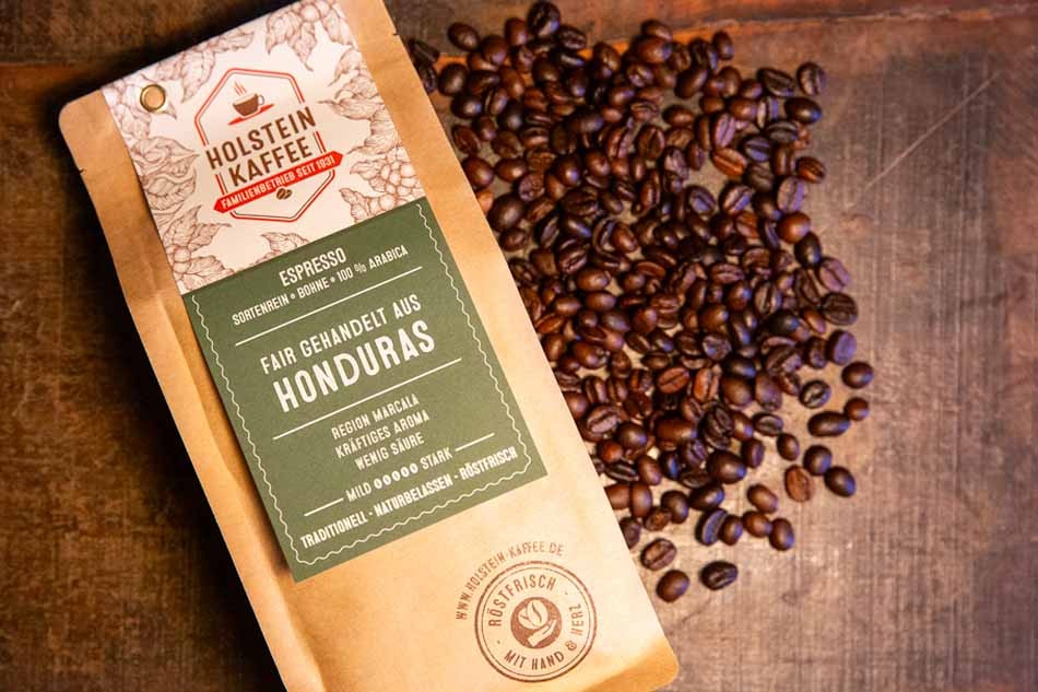 Kaffee Honduras - Espresso (ganze Bohne) standard