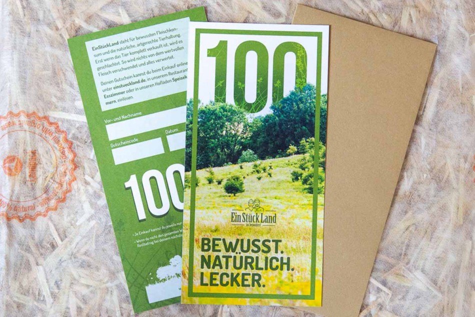Gutschein 100 € Per Post standard